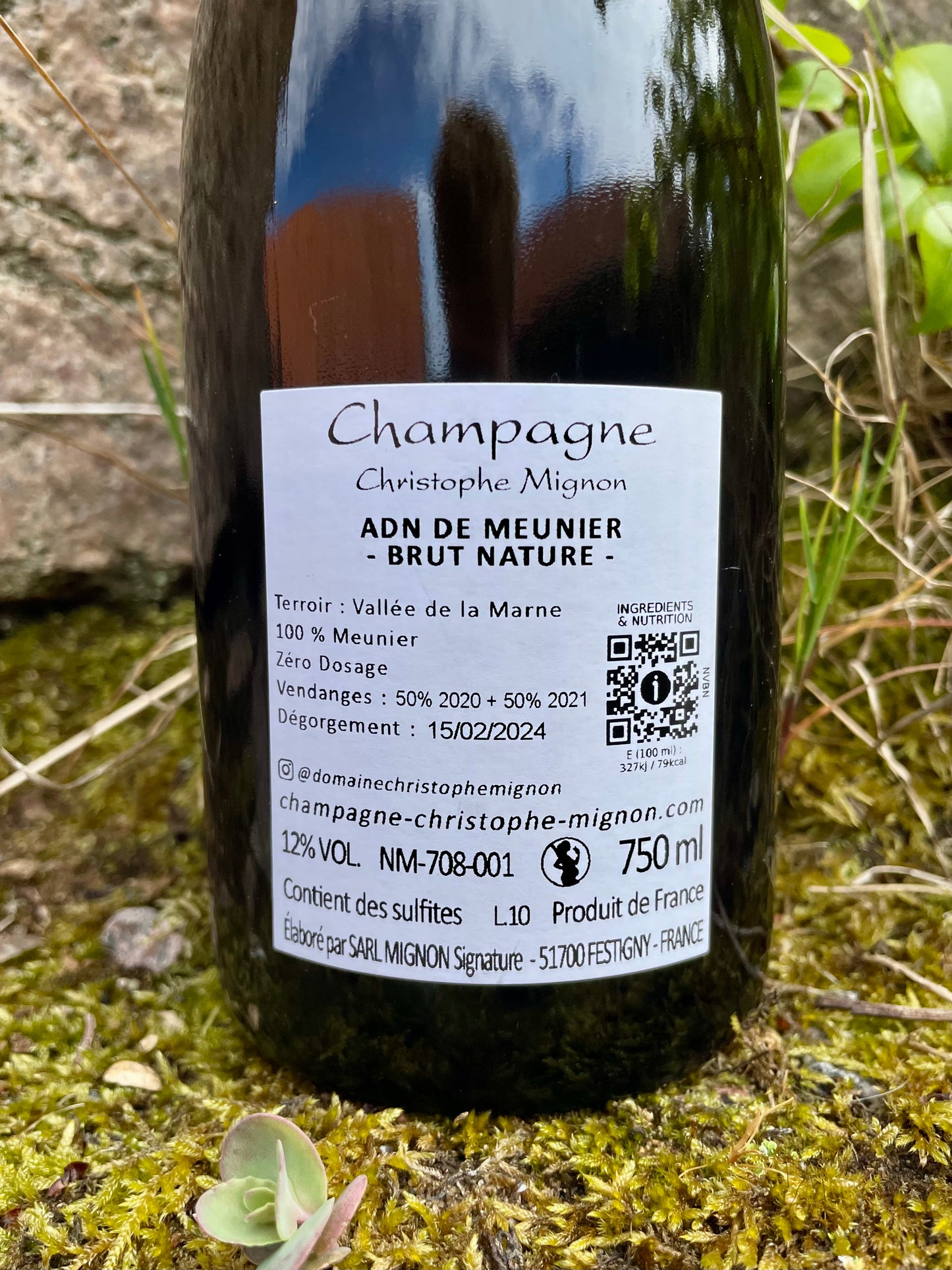 Christophe Mignon, ADN de Meunier Brut Nature NV
