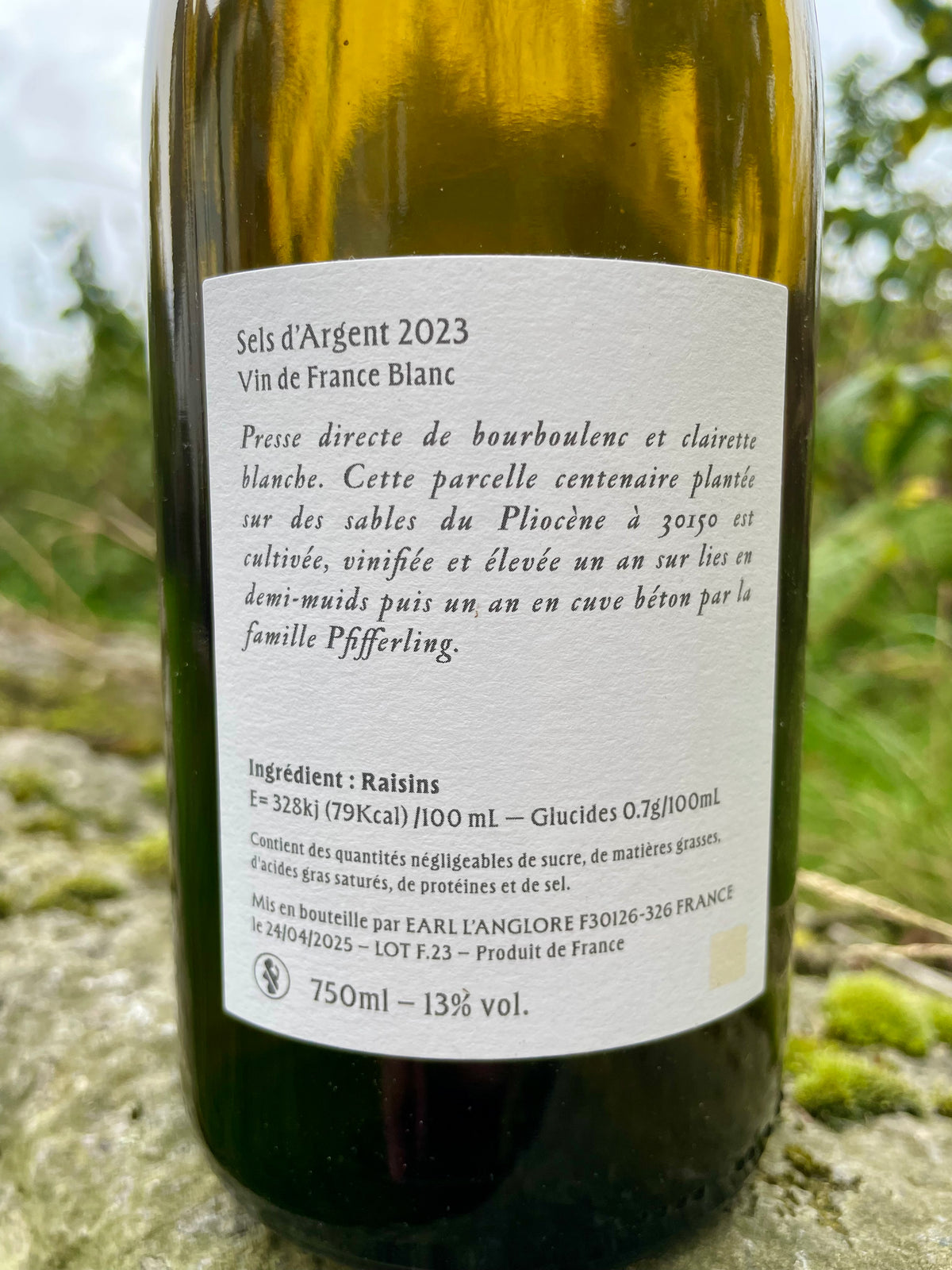 L'Anglore, Eric Pfifferling - Sels d'Argent VdF Blanc 2023