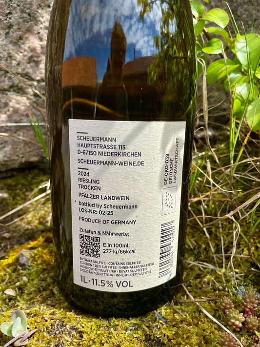Scheuermann - Riesling Trocken Liter 2024