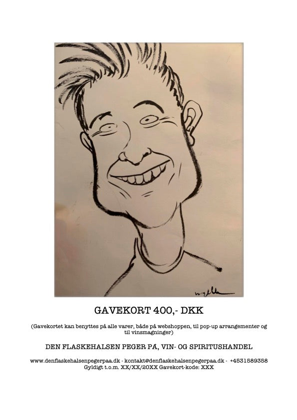 Gavekort til Den Flaskehalsen Peger På