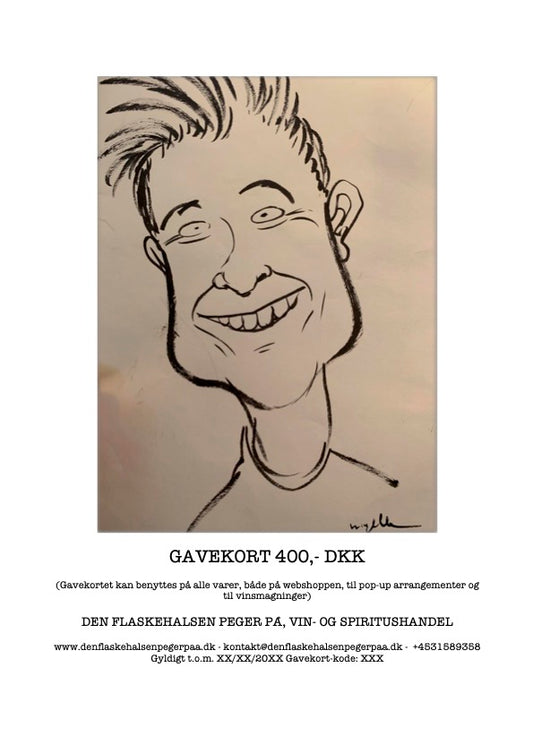 Gavekort til Den Flaskehalsen Peger På